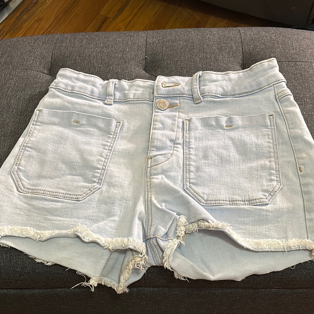 Zara Denim Shorts (light blue, white and yellow) 3 pairs for $40
